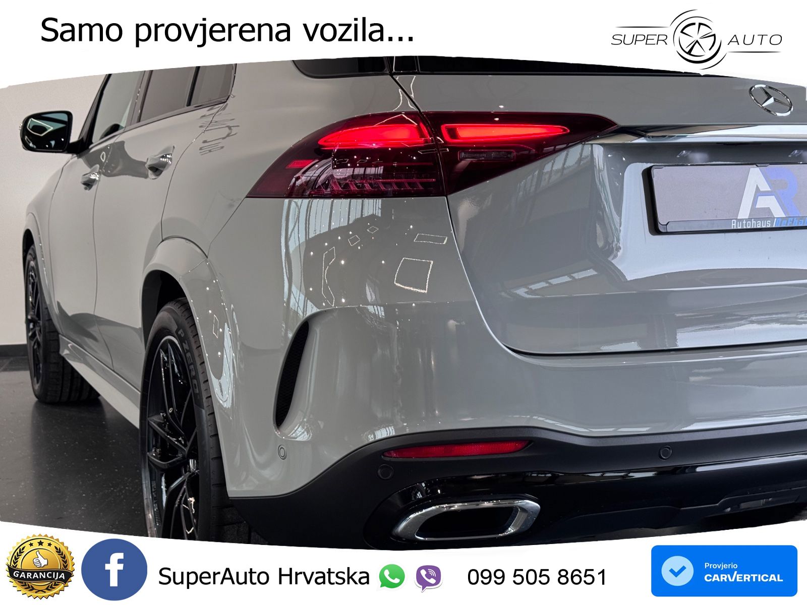 Mercedes GLE 450d (367 KS) EQ Boost 4MATIC 9G-TRONIC AMG ZRAČNI+ACC+GR SJED+KAM+PANO