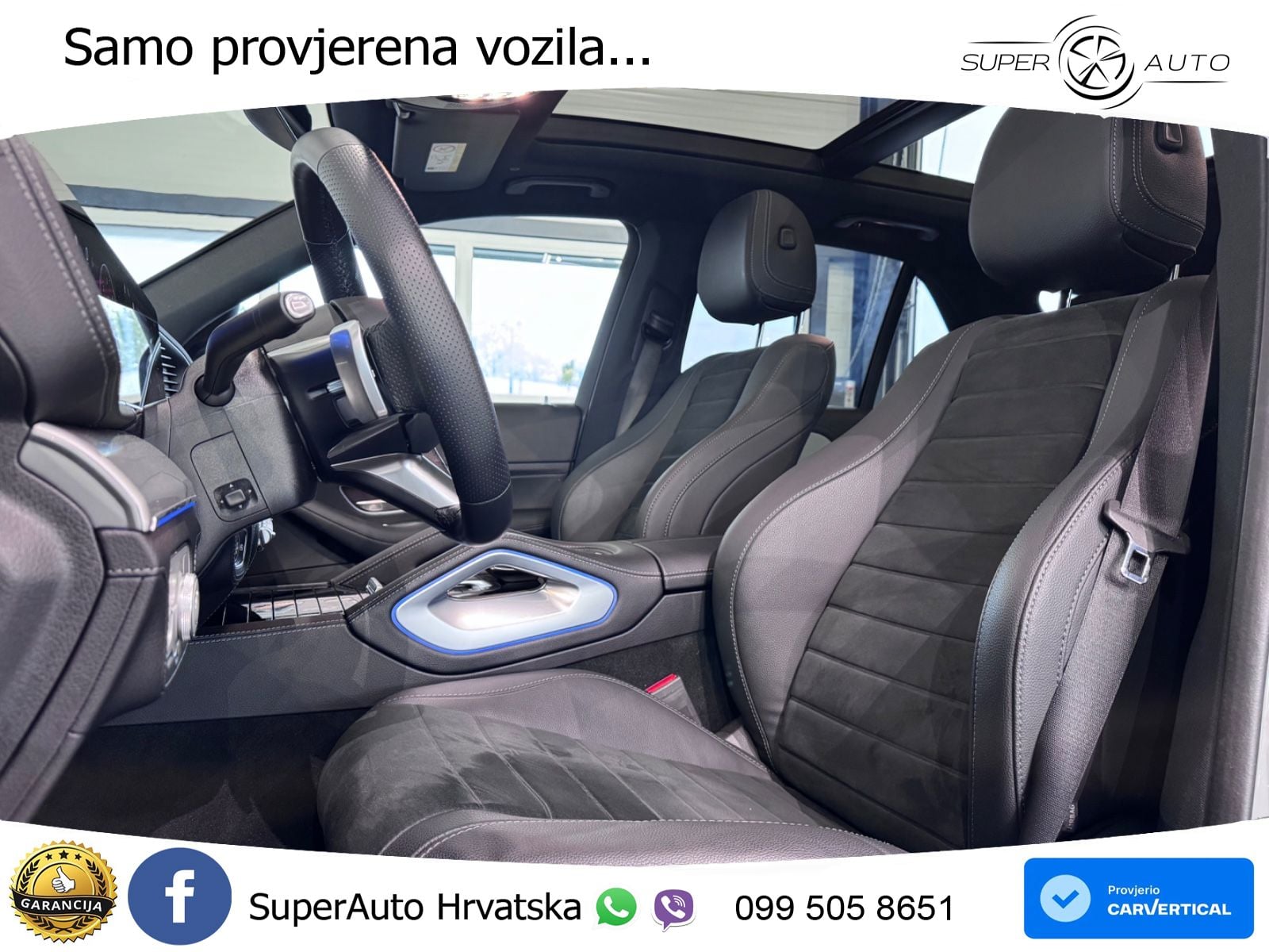 Mercedes GLE 450d (367 KS) EQ Boost 4MATIC 9G-TRONIC AMG ZRAČNI+ACC+GR SJED+KAM+PANO