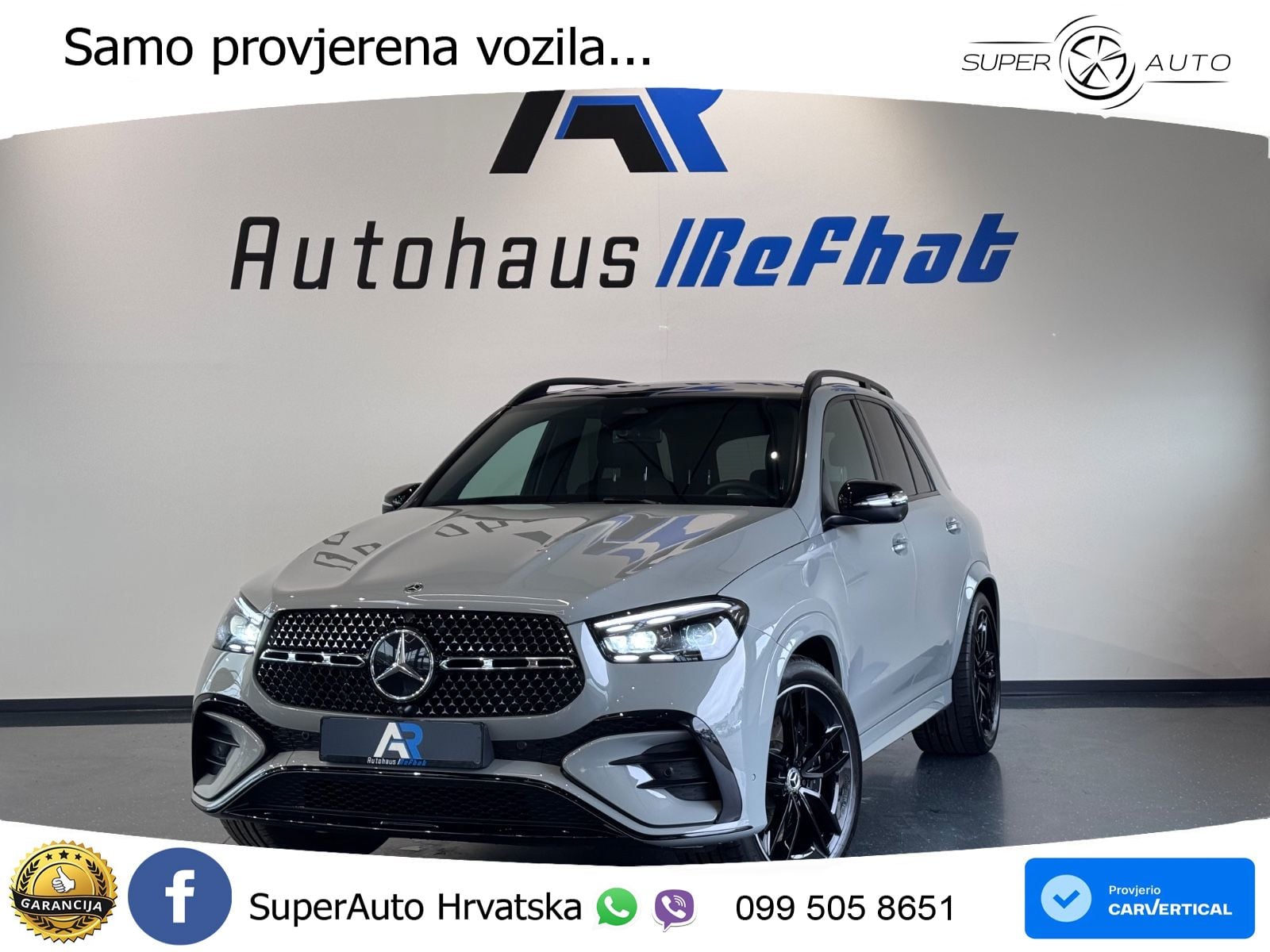 Mercedes GLE 450d (367 KS) EQ Boost 4MATIC 9G-TRONIC AMG ZRAČNI+ACC+GR SJED+KAM+PANO
