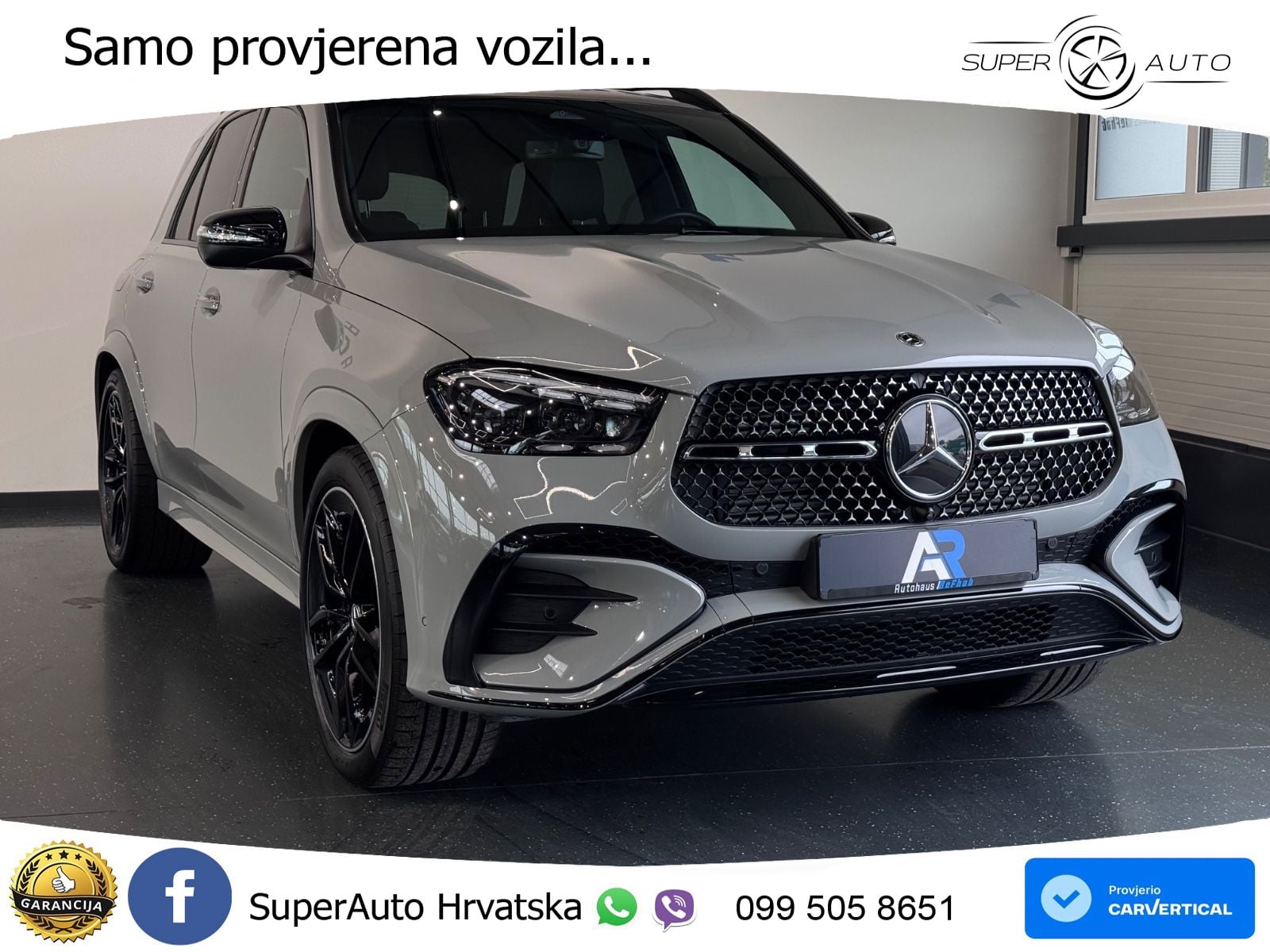 Mercedes GLE 450d (367 KS) EQ Boost 4MATIC 9G-TRONIC AMG ZRAČNI+ACC+GR SJED+KAM+PANO