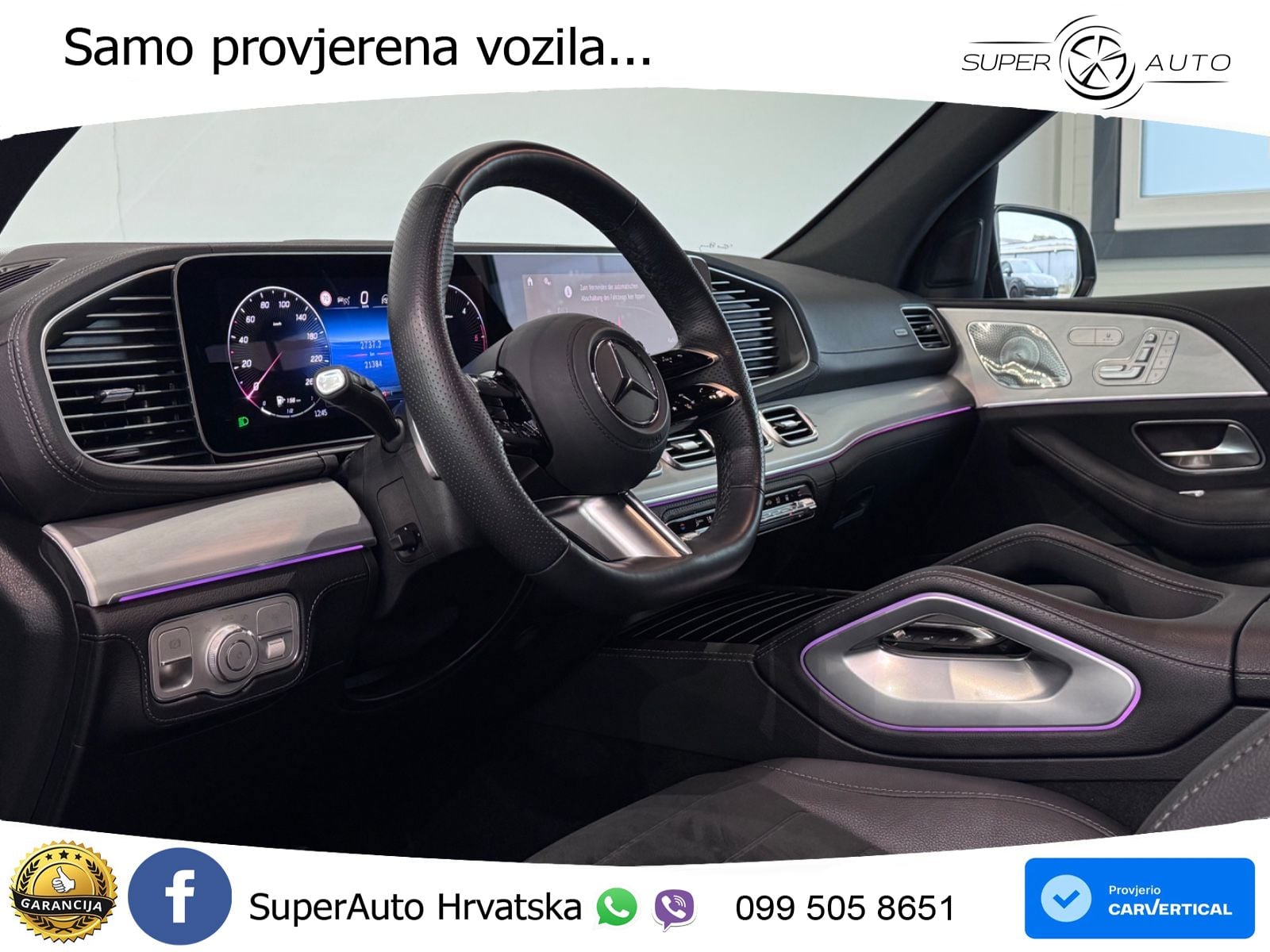 Mercedes GLE 450d (367 KS) EQ Boost 4MATIC 9G-TRONIC AMG ZRAČNI+ACC+GR SJED+KAM+PANO