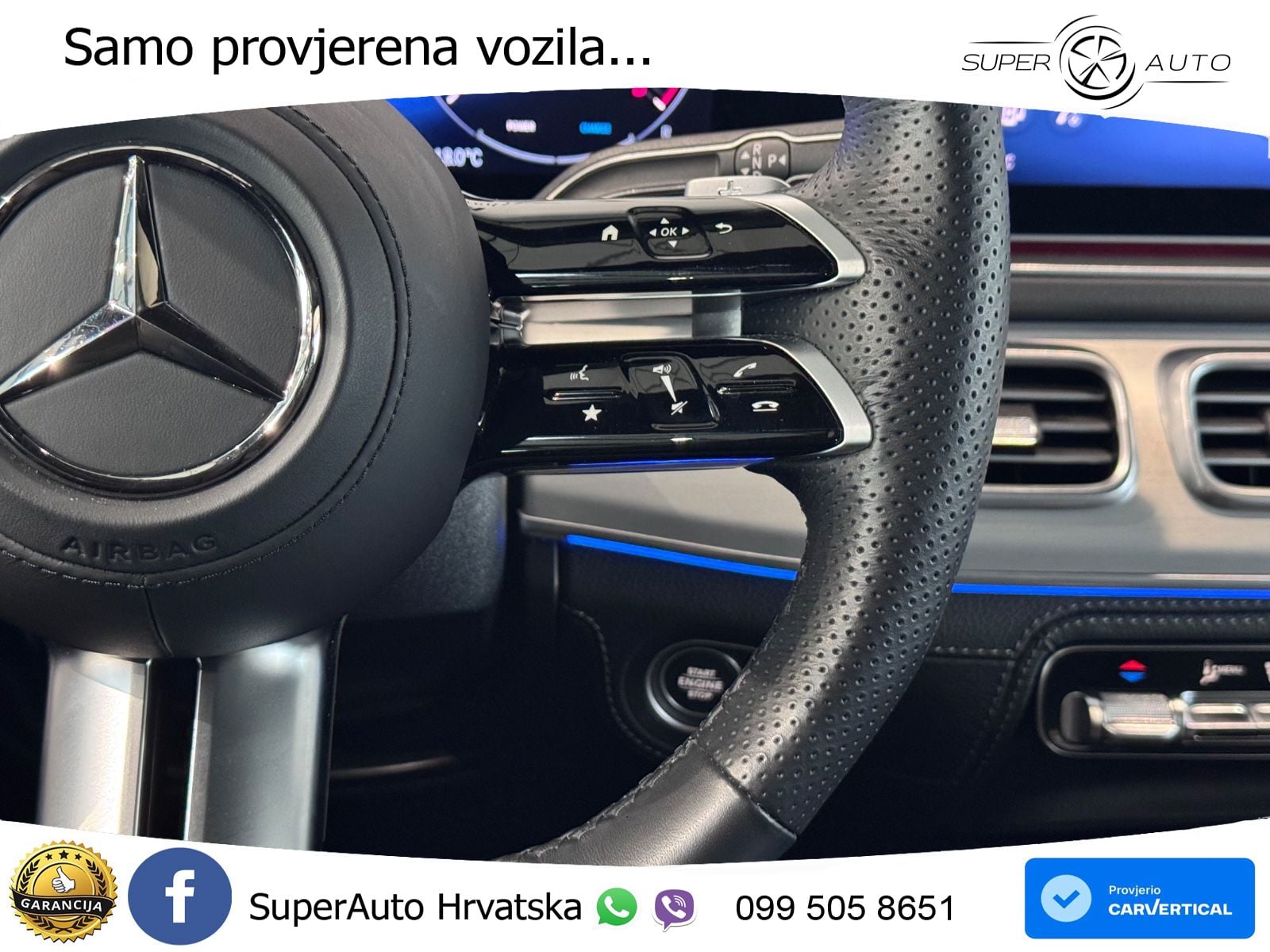 Mercedes GLE 450d (367 KS) EQ Boost 4MATIC 9G-TRONIC AMG ZRAČNI+ACC+GR SJED+KAM+PANO