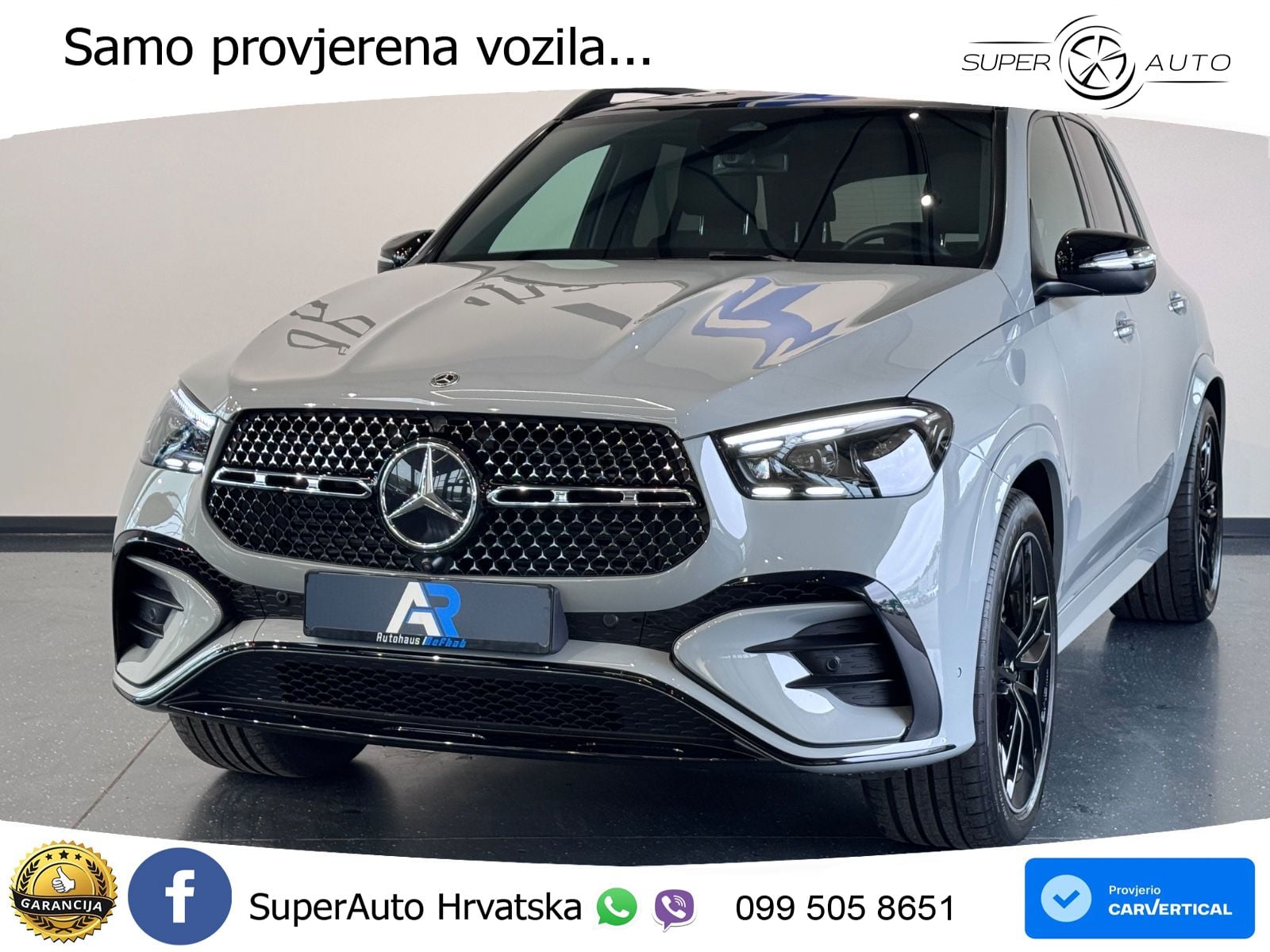 Mercedes GLE 450d (367 KS) EQ Boost 4MATIC 9G-TRONIC AMG ZRAČNI+ACC+GR SJED+KAM+PANO