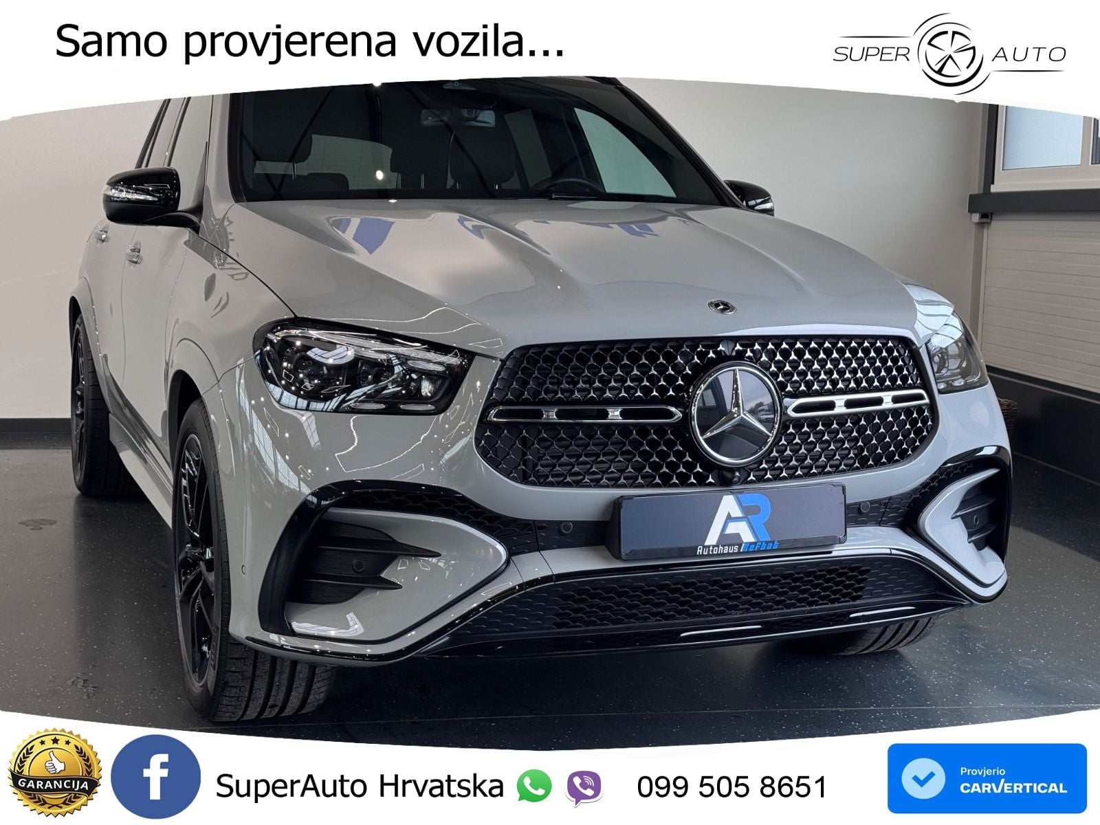 Mercedes GLE 450d (367 KS) EQ Boost 4MATIC 9G-TRONIC AMG ZRAČNI+ACC+GR SJED+KAM+PANO