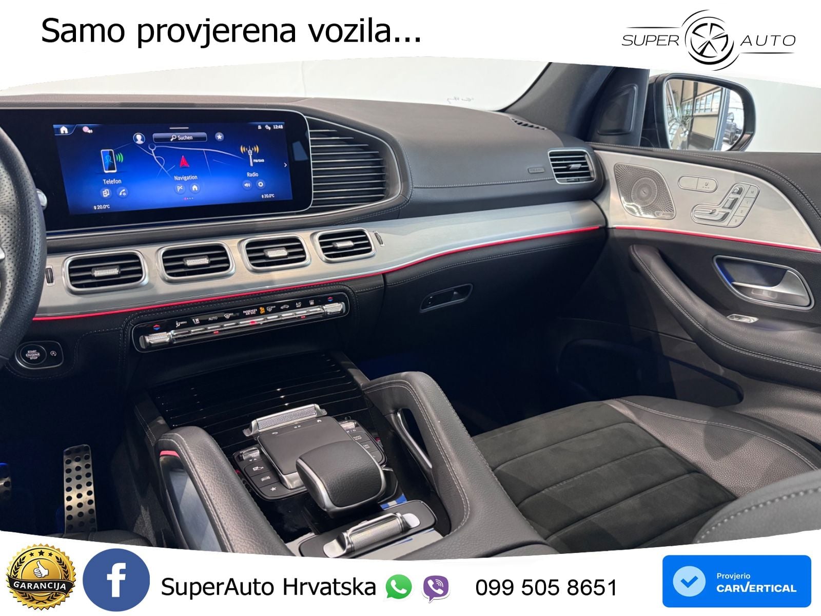 Mercedes GLE 450d (367 KS) EQ Boost 4MATIC 9G-TRONIC AMG ZRAČNI+ACC+GR SJED+KAM+PANO