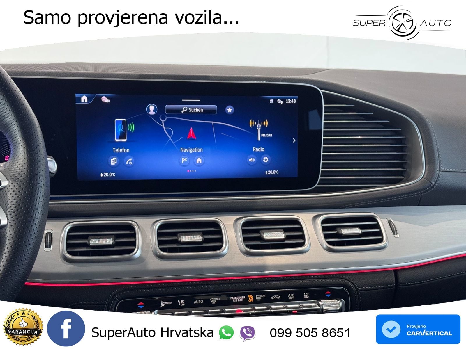 Mercedes GLE 450d (367 KS) EQ Boost 4MATIC 9G-TRONIC AMG ZRAČNI+ACC+GR SJED+KAM+PANO
