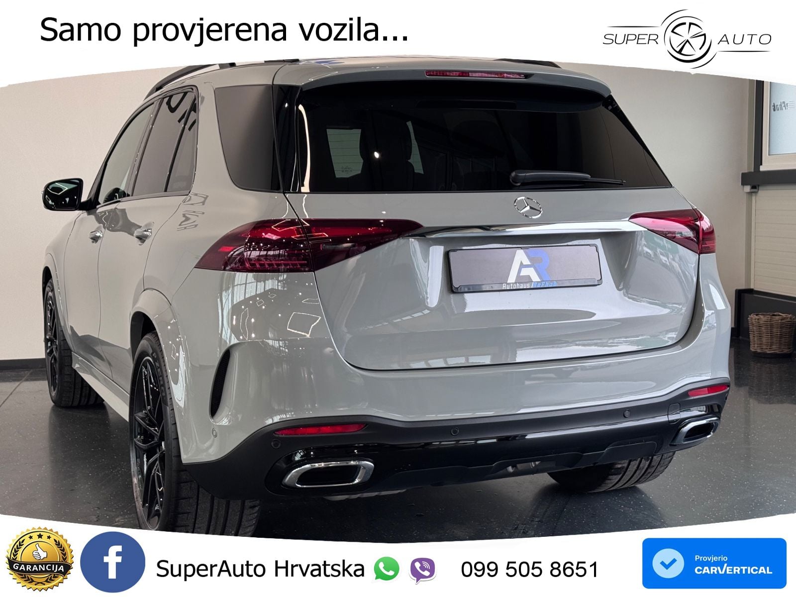 Mercedes GLE 450d (367 KS) EQ Boost 4MATIC 9G-TRONIC AMG ZRAČNI+ACC+GR SJED+KAM+PANO