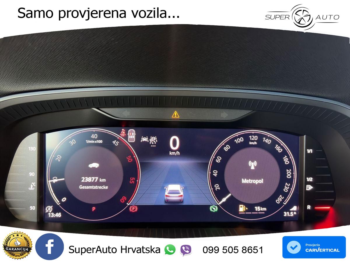 Škoda Octavia Combi 2.0 TDI (150 KS) DSG Selection LED+GR SJED+ACC