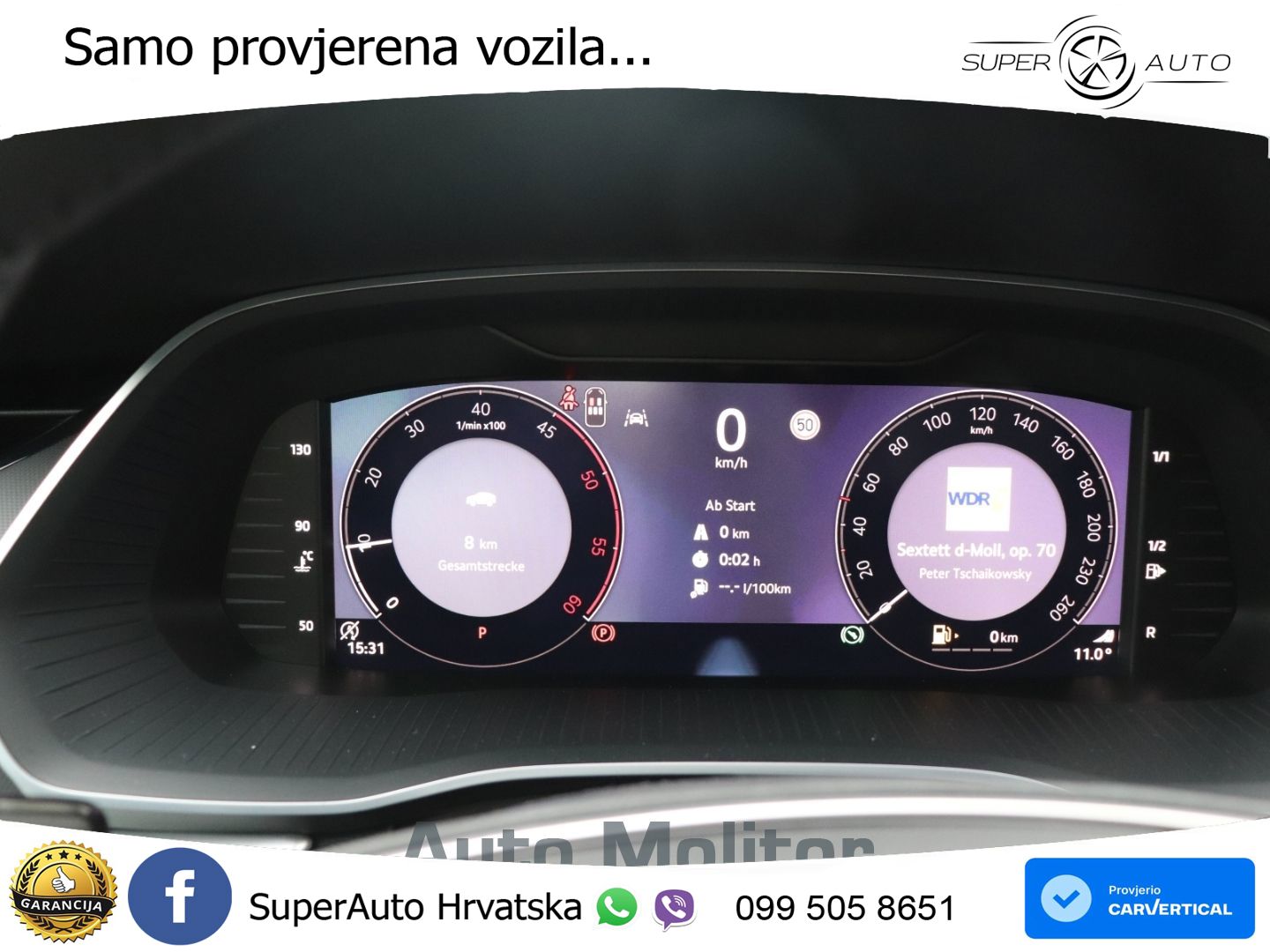 Škoda Octavia Combi 2.0 TDI (150 KS) DSG LED+GR SJED+ACC