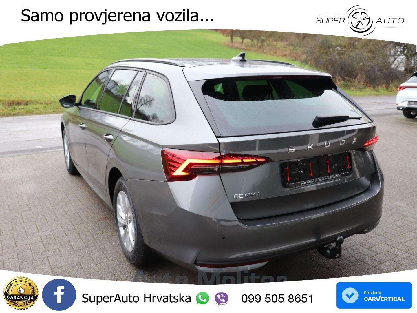 Škoda Octavia Combi 2.0 TDI (150 KS) DSG LED+GR SJED+ACC