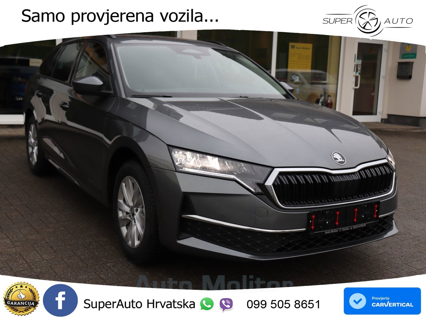 Škoda Octavia Combi 2.0 TDI (150 KS) DSG LED+GR SJED+ACC