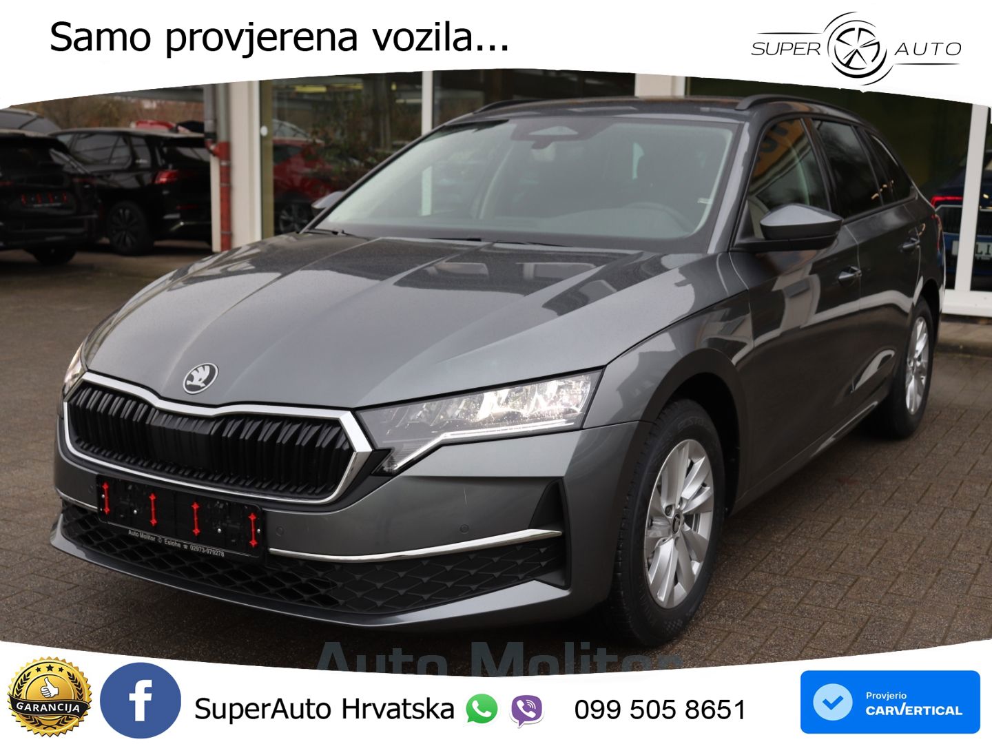 Škoda Octavia Combi 2.0 TDI (150 KS) DSG LED+GR SJED+ACC