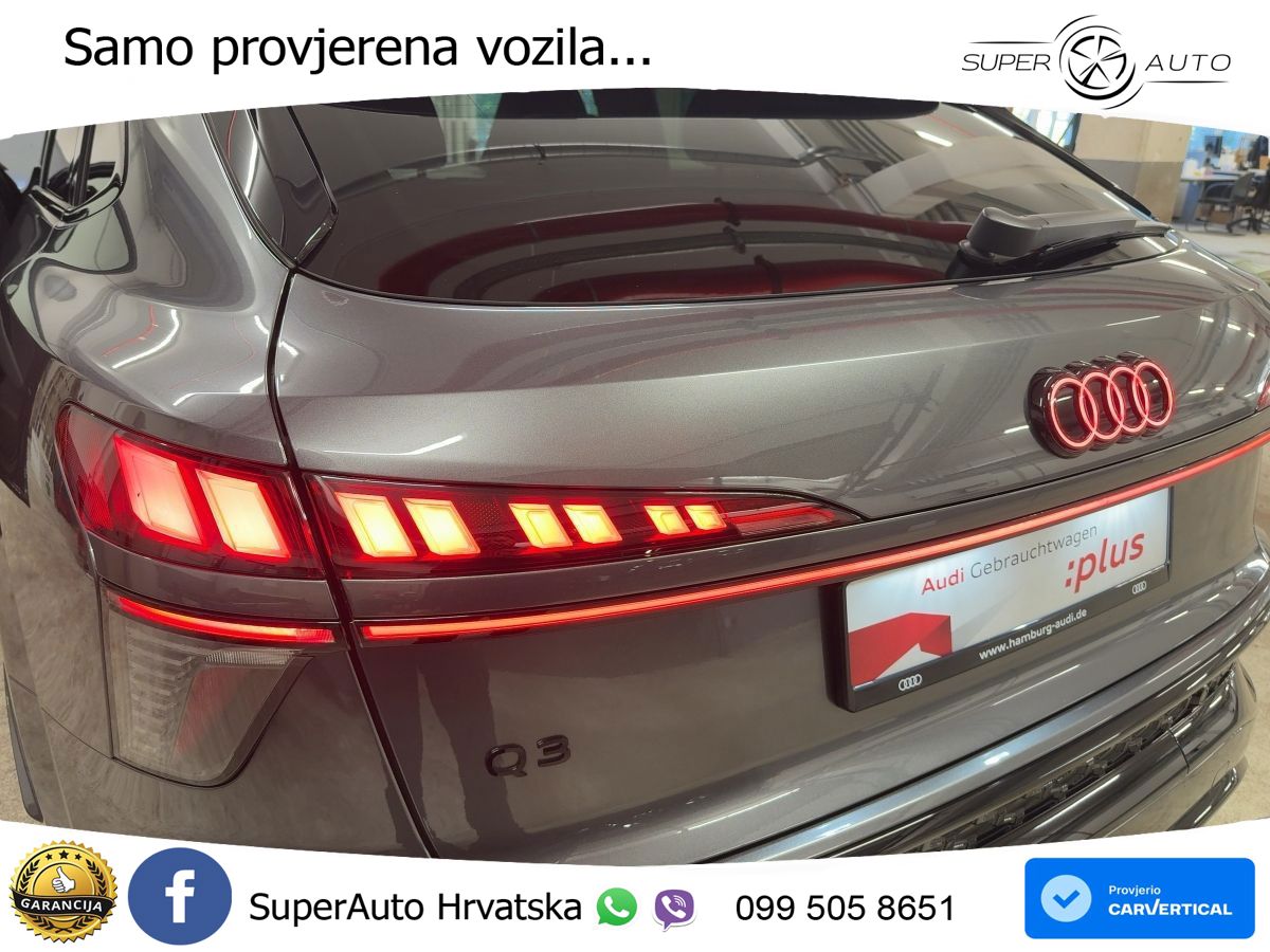 Audi Q3 Sportback 2.0 TDI (150 KS) S tronic LED+GR SJED+ACC