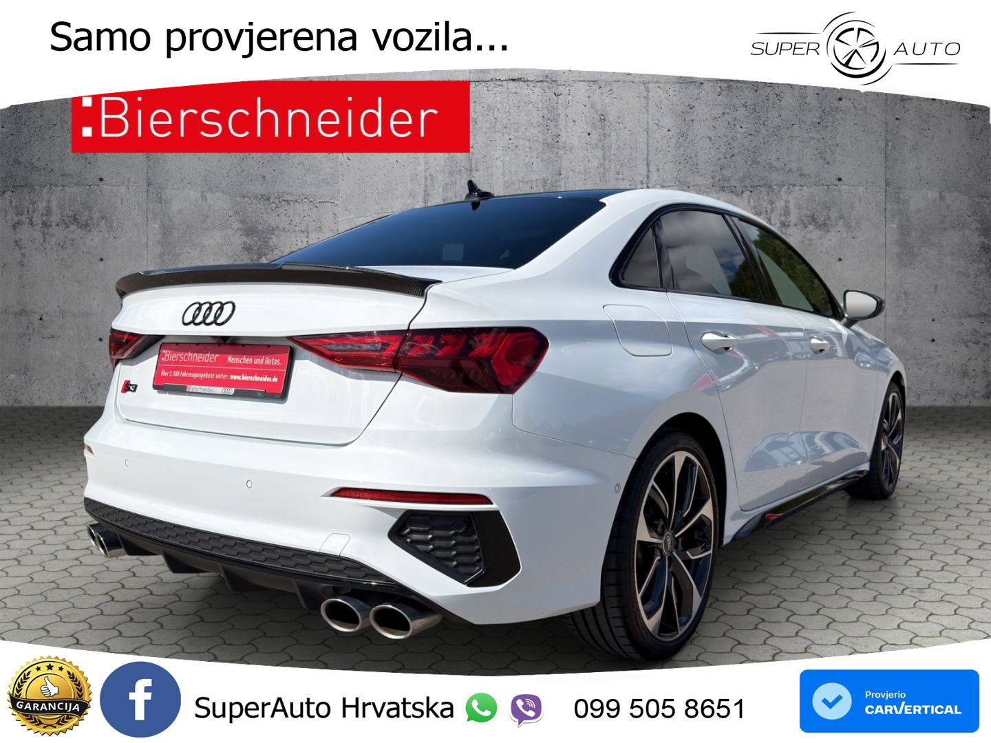 Audi S3 Limuzina 2.0 TFSI (310 KS) quattro S tronic MATRIX+GR SJED+KAM