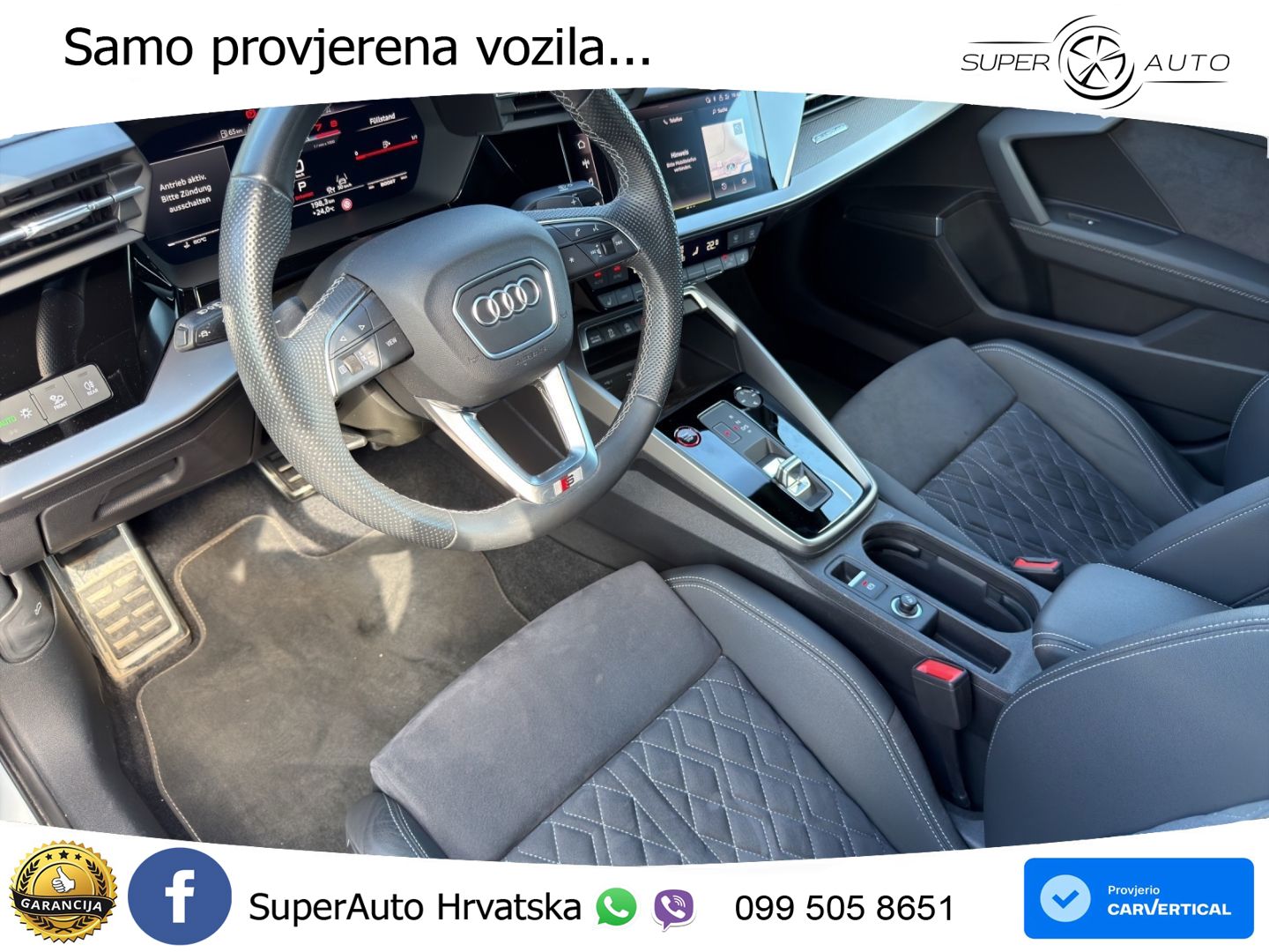 Audi S3 Limuzina 2.0 TFSI (310 KS) quattro S tronic MATRIX+GR SJED+KAM