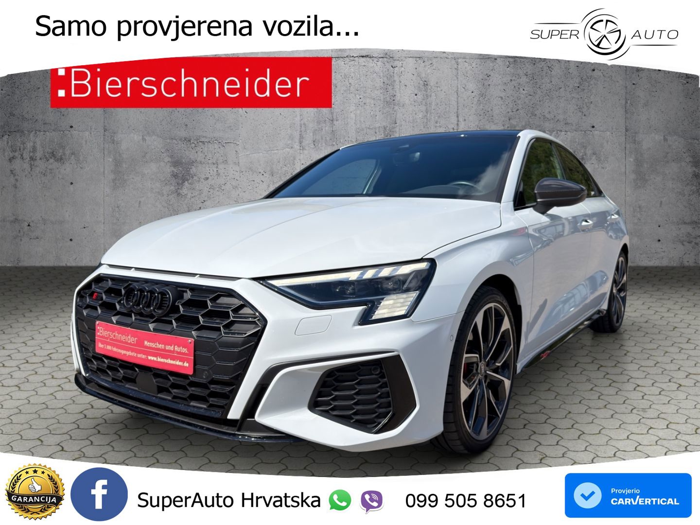 Audi S3 Limuzina 2.0 TFSI (310 KS) quattro S tronic MATRIX+GR SJED+KAM