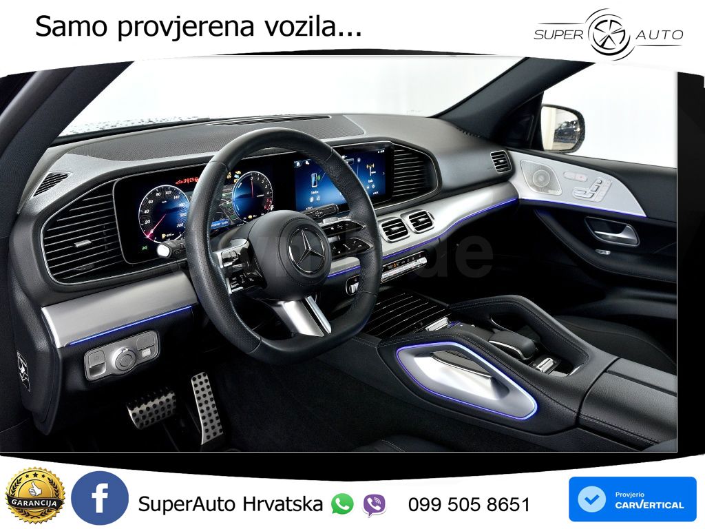 Mercedes GLE 350de (333 KS) 4MATIC 9G-TRONIC AMG ZRAČNI+ACC+GR SJED+360+PANO