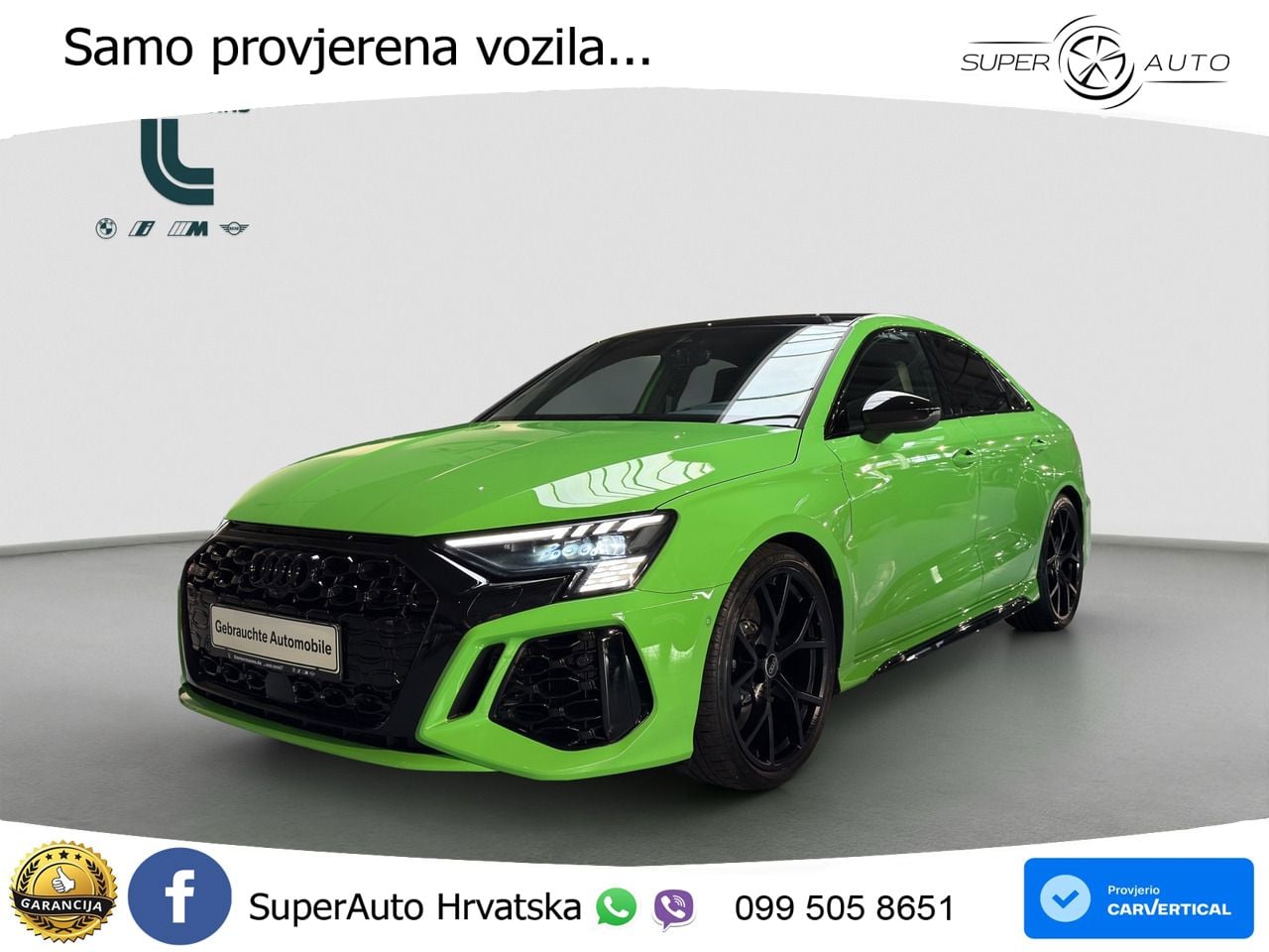 Audi RS3 Sedan 2.5 TFSI (400 KS) quattro S tronic LED+ACC