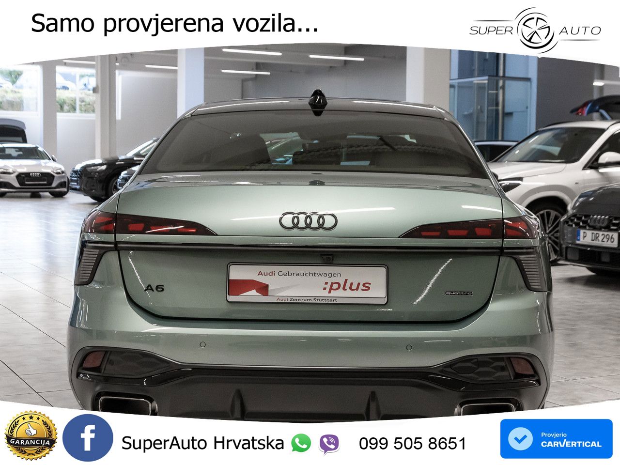 Audi A6 3.0 TFSI V6 (367 KS) quattro S tronic S line LED+GR SJED+ACC