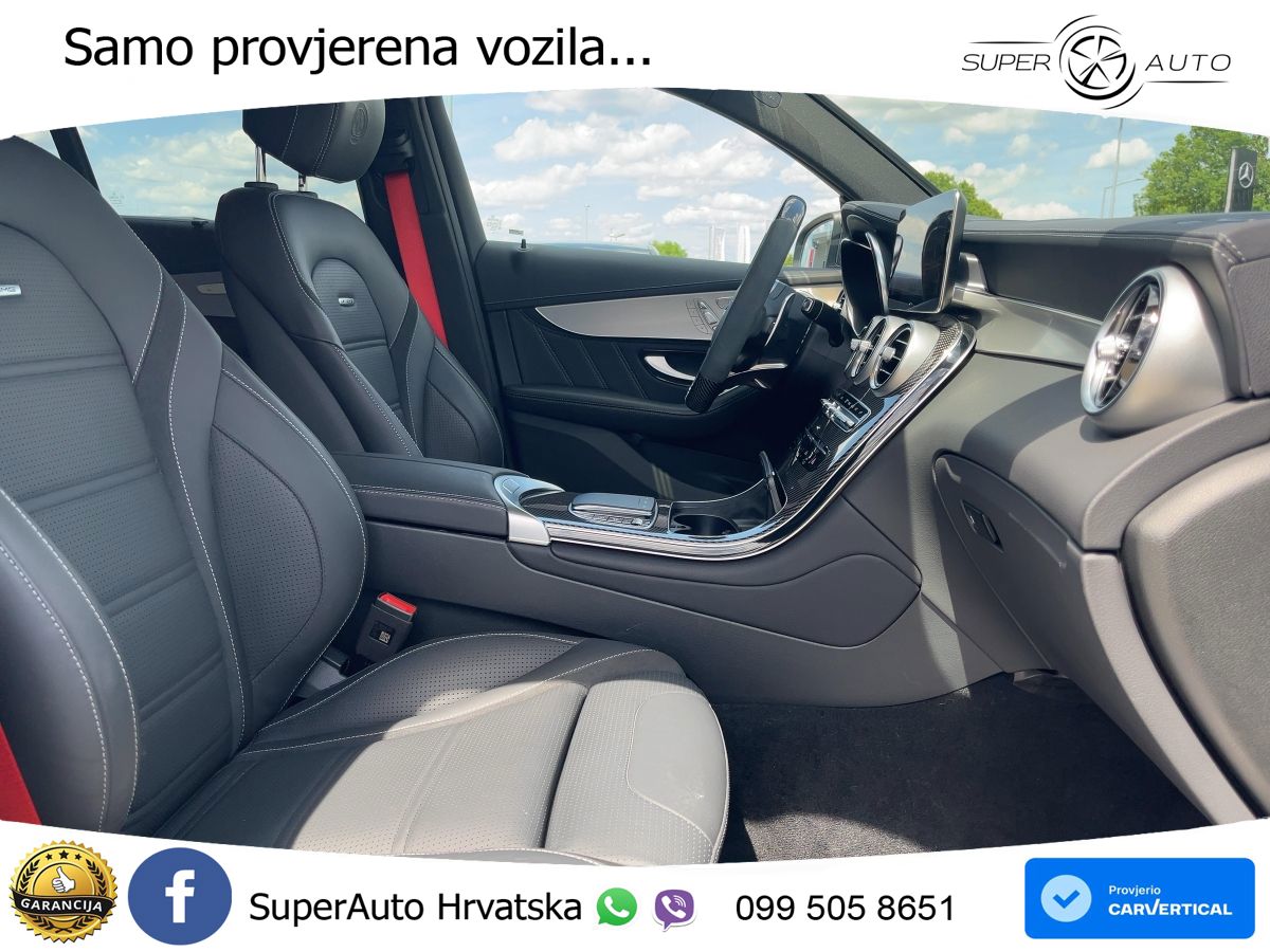 Mercedes GLC Coupe AMG 63 S V8 (510 KS) 4MATIC+ MCT ZRAČNI+ACC+4xGR SJED+360