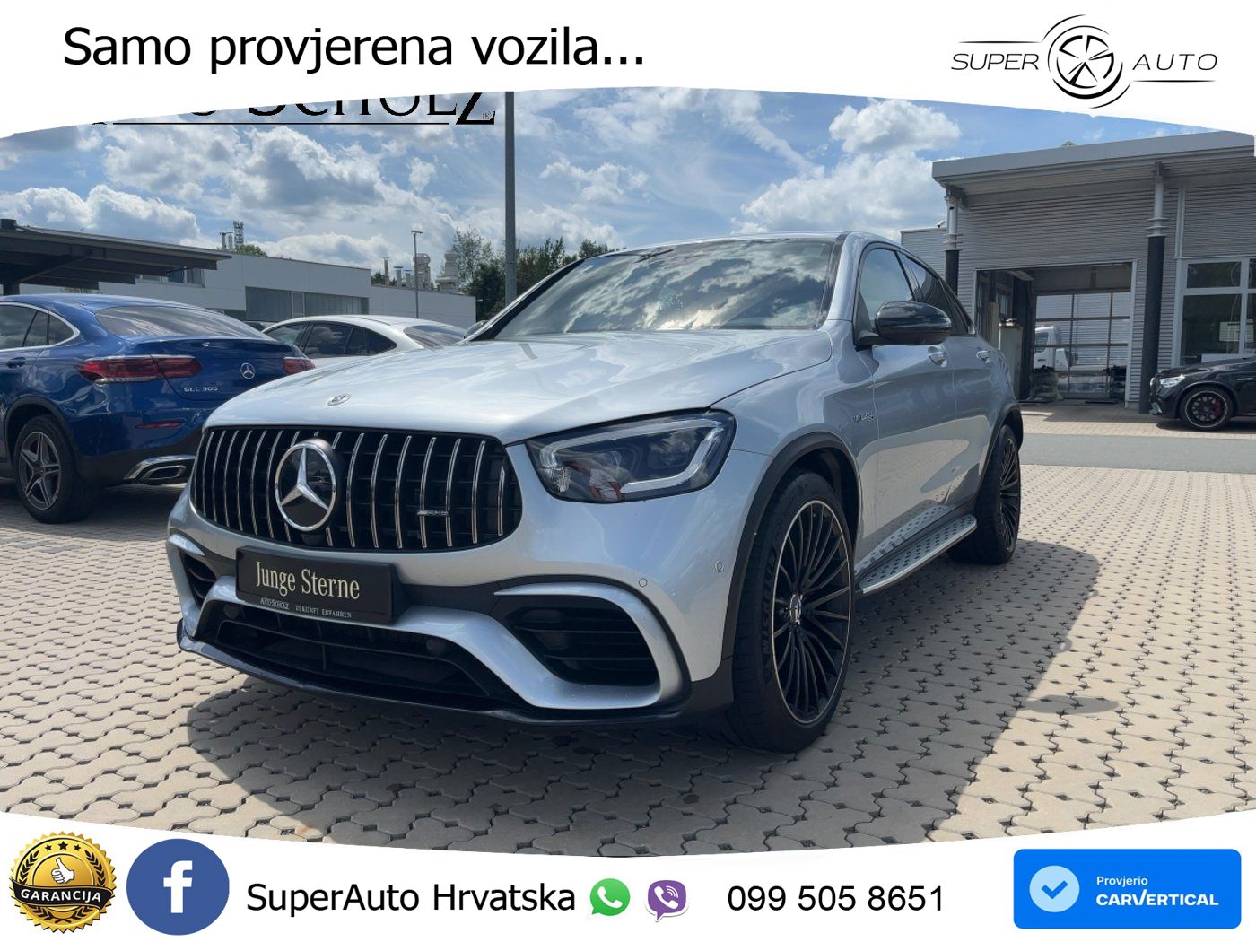 Mercedes GLC Coupe AMG 63 S V8 (510 KS) 4MATIC+ MCT ZRAČNI+ACC+4xGR SJED+360
