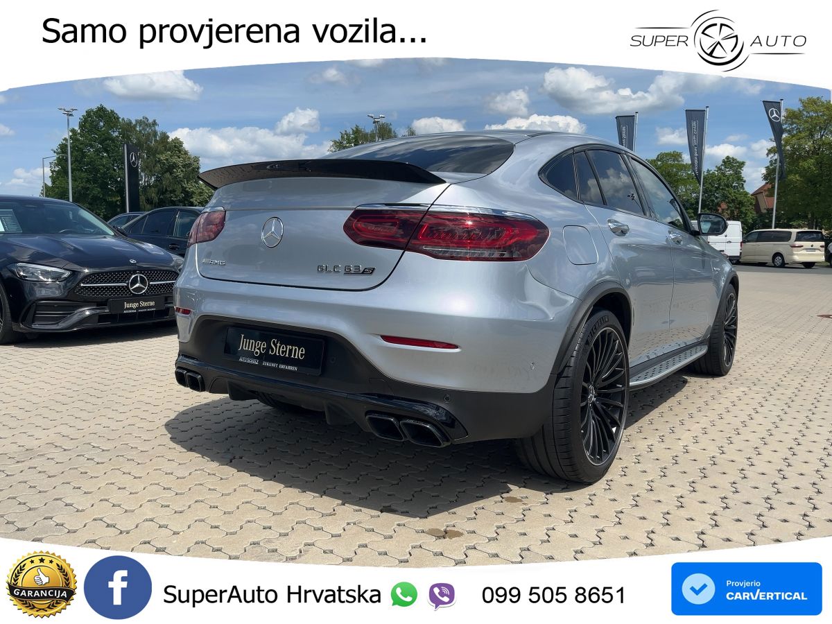 Mercedes GLC Coupe AMG 63 S V8 (510 KS) 4MATIC+ MCT ZRAČNI+ACC+4xGR SJED+360