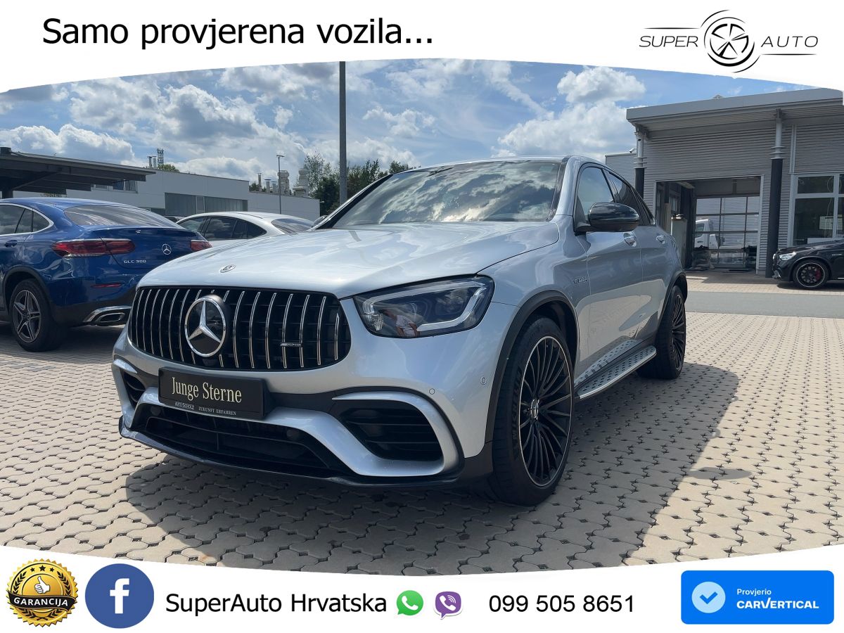 Mercedes GLC Coupe AMG 63 S V8 (510 KS) 4MATIC+ MCT ZRAČNI+ACC+4xGR SJED+360