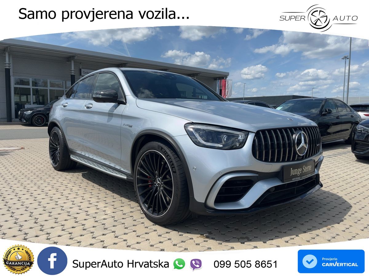 Mercedes GLC Coupe AMG 63 S V8 (510 KS) 4MATIC+ MCT ZRAČNI+ACC+4xGR SJED+360