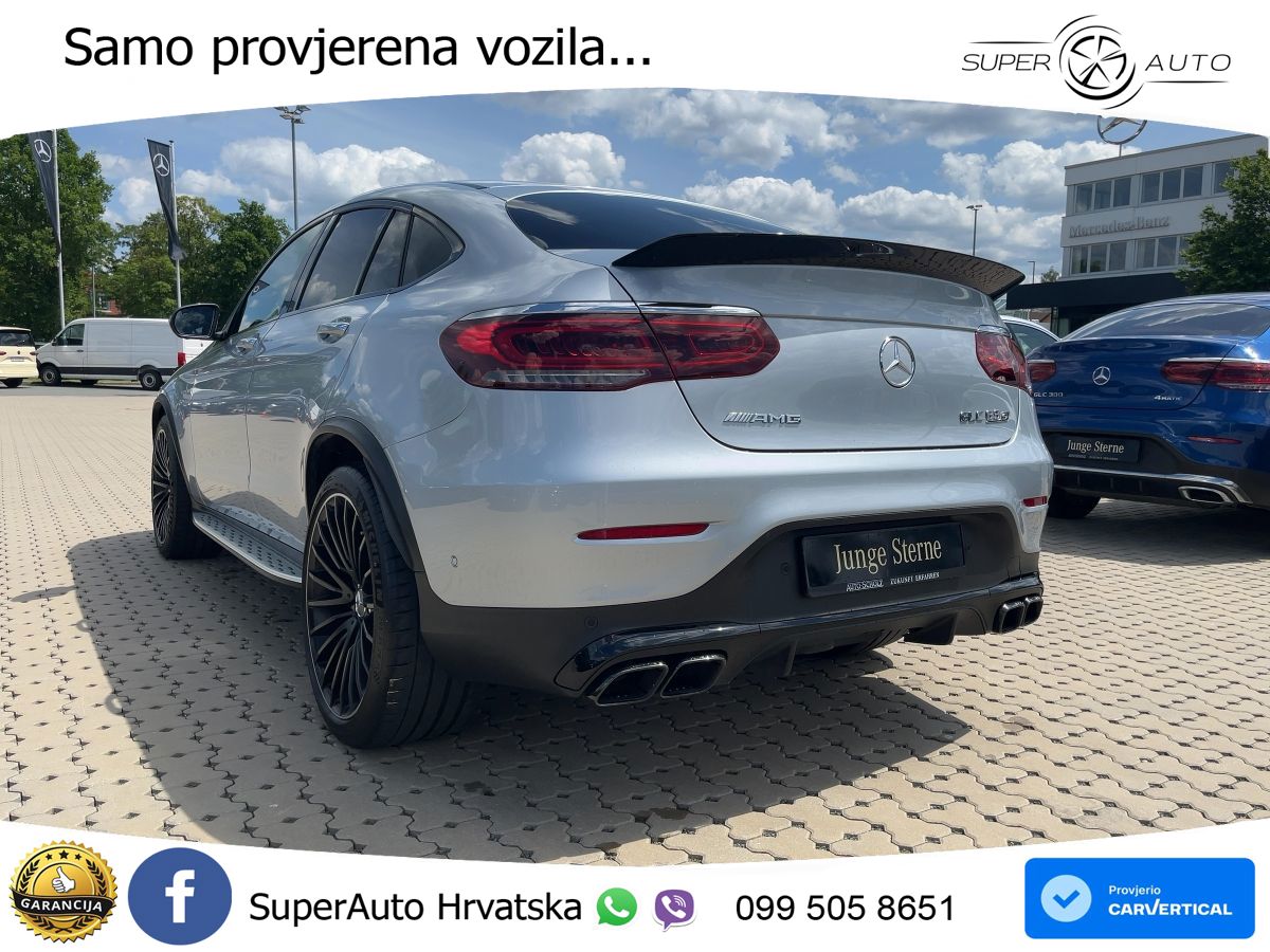 Mercedes GLC Coupe AMG 63 S V8 (510 KS) 4MATIC+ MCT ZRAČNI+ACC+4xGR SJED+360
