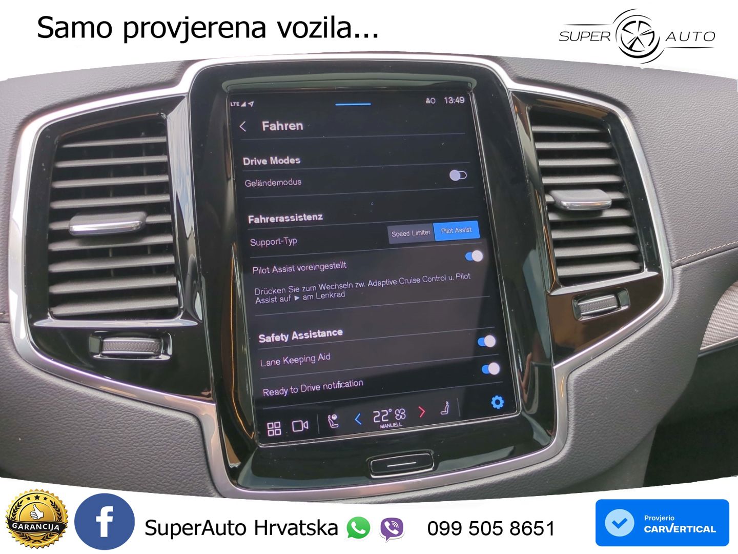 Volvo XC90 2.0 B5 Diesel AWD Automatic LED+GR SJED+ACC