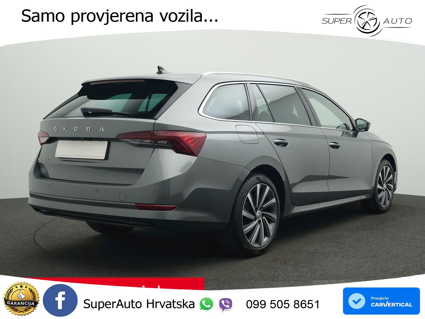 Škoda Octavia Combi 2.0 TDI (150 KS) DSG MATRIX+GR SJED+KAM