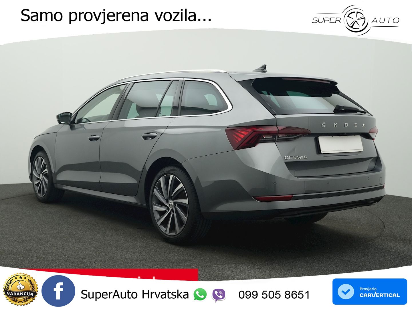 Škoda Octavia Combi 2.0 TDI (150 KS) DSG MATRIX+GR SJED+KAM