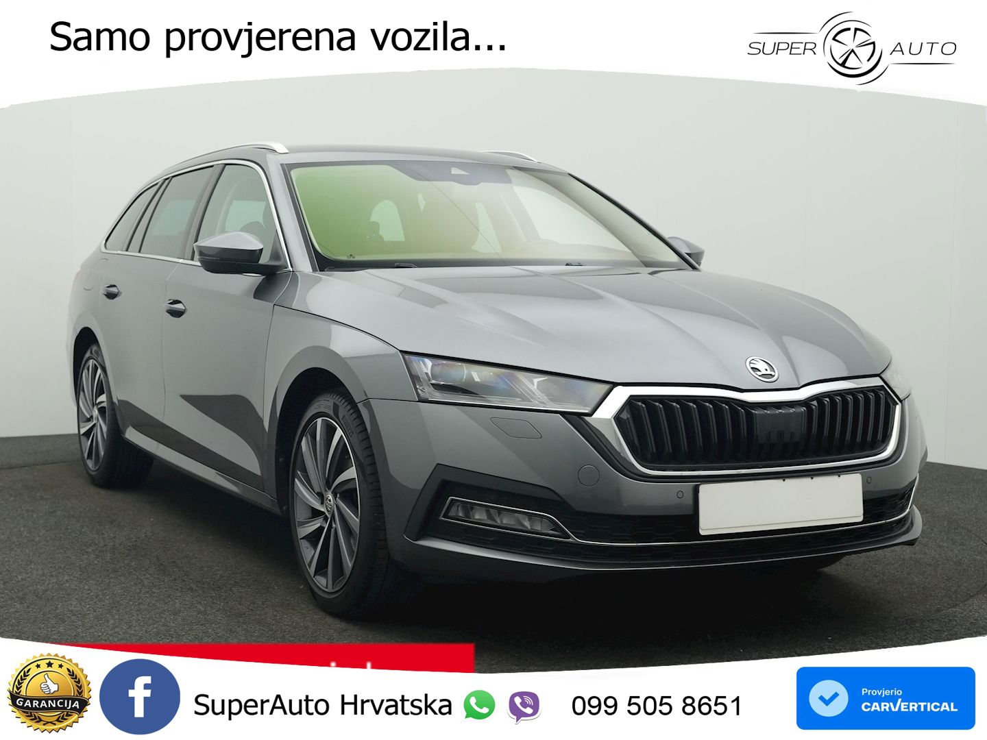 Škoda Octavia Combi 2.0 TDI (150 KS) DSG MATRIX+GR SJED+KAM