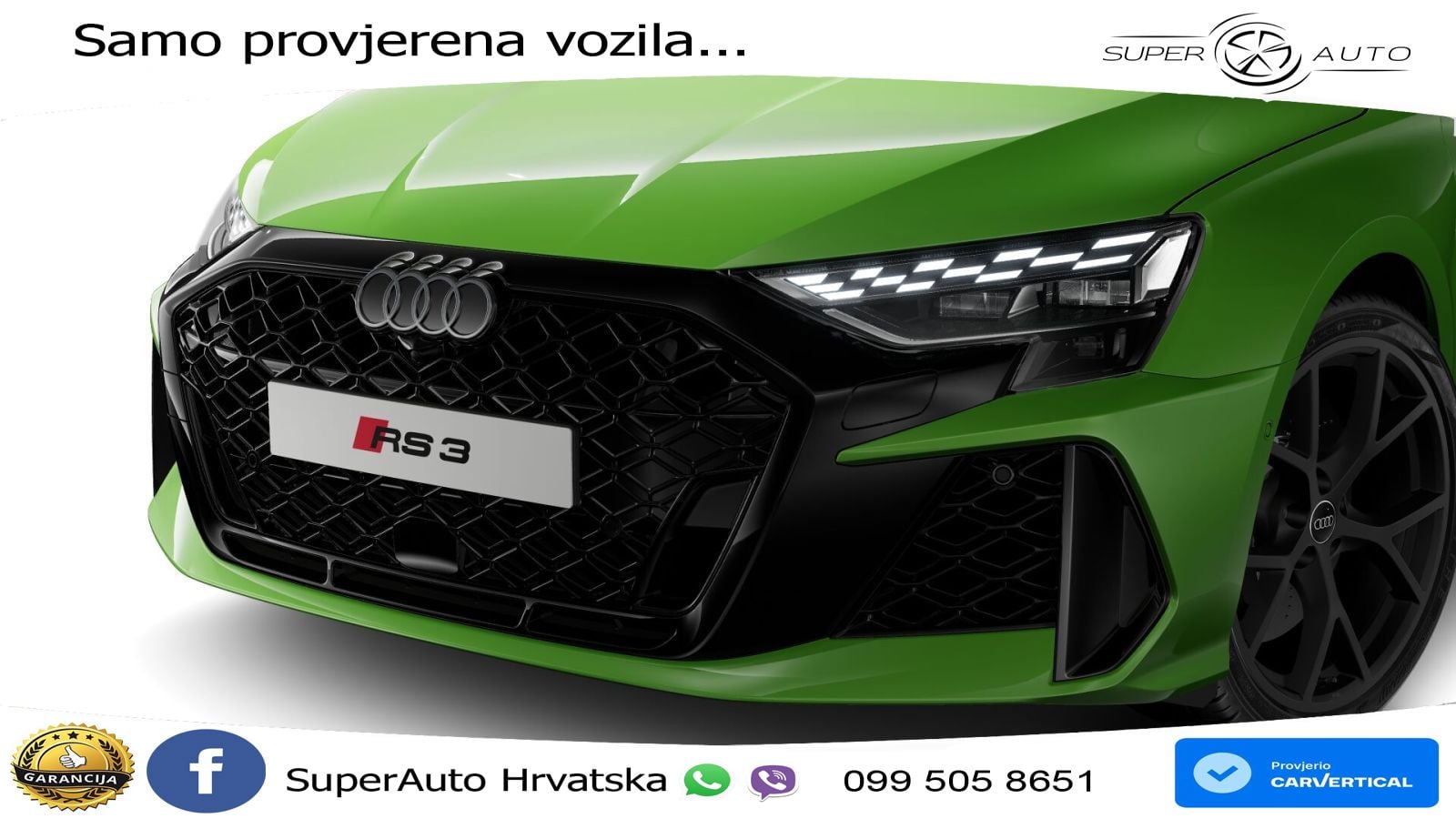 Audi RS3 Sedan 2.5 TFSI (400 KS) quattro S tronic