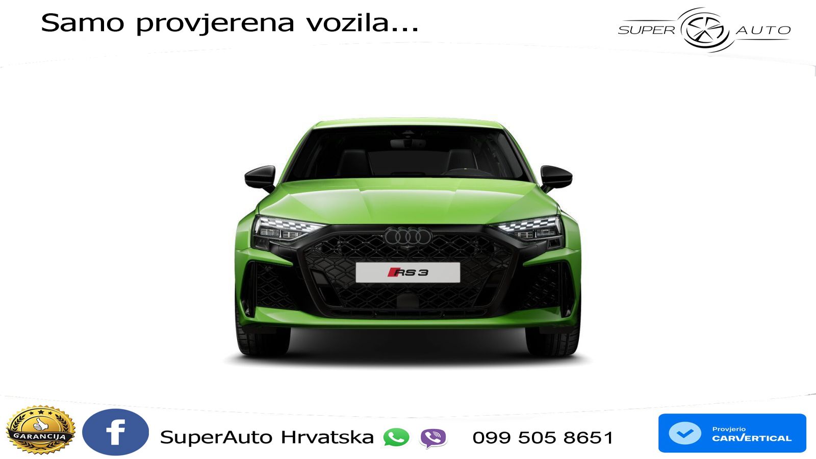 Audi RS3 Sedan 2.5 TFSI (400 KS) quattro S tronic