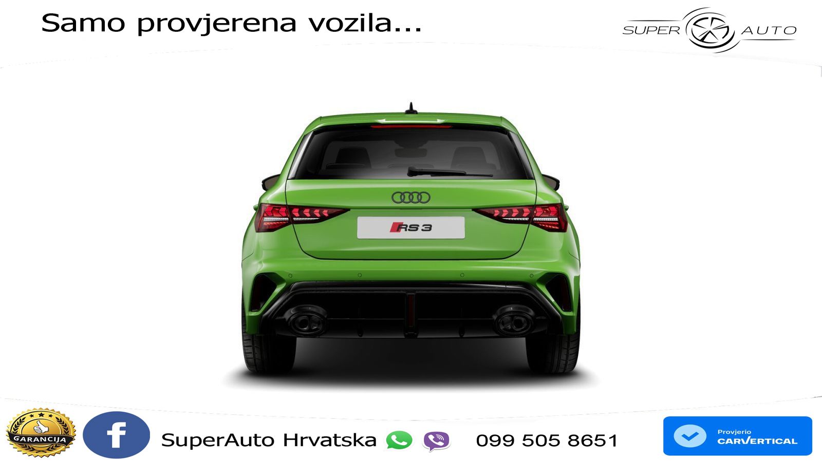 Audi RS3 Sedan 2.5 TFSI (400 KS) quattro S tronic