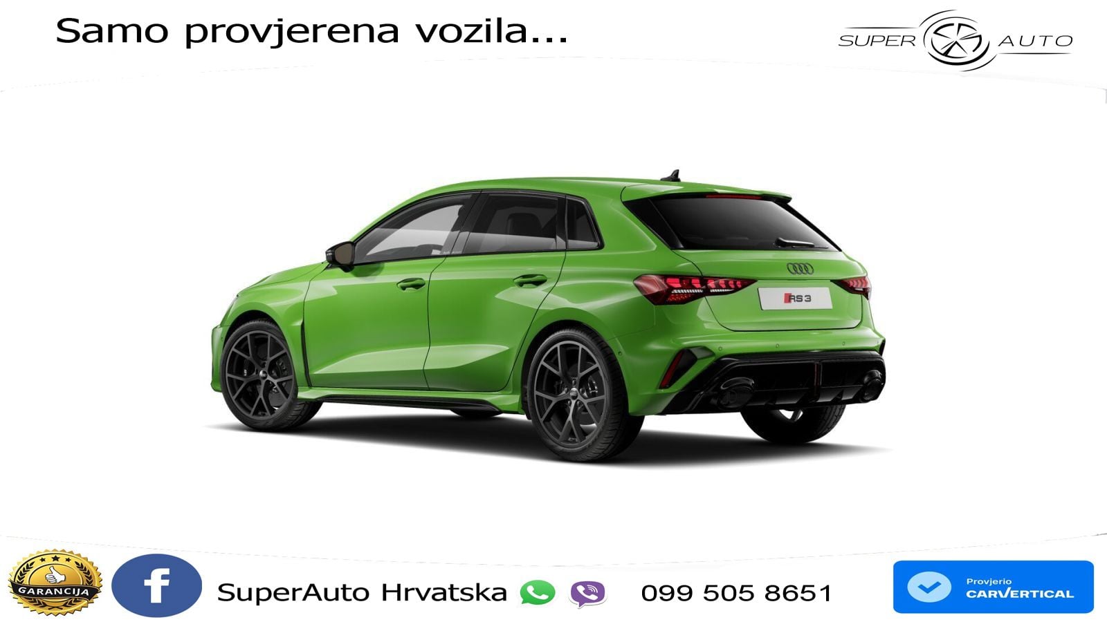 Audi RS3 Sedan 2.5 TFSI (400 KS) quattro S tronic
