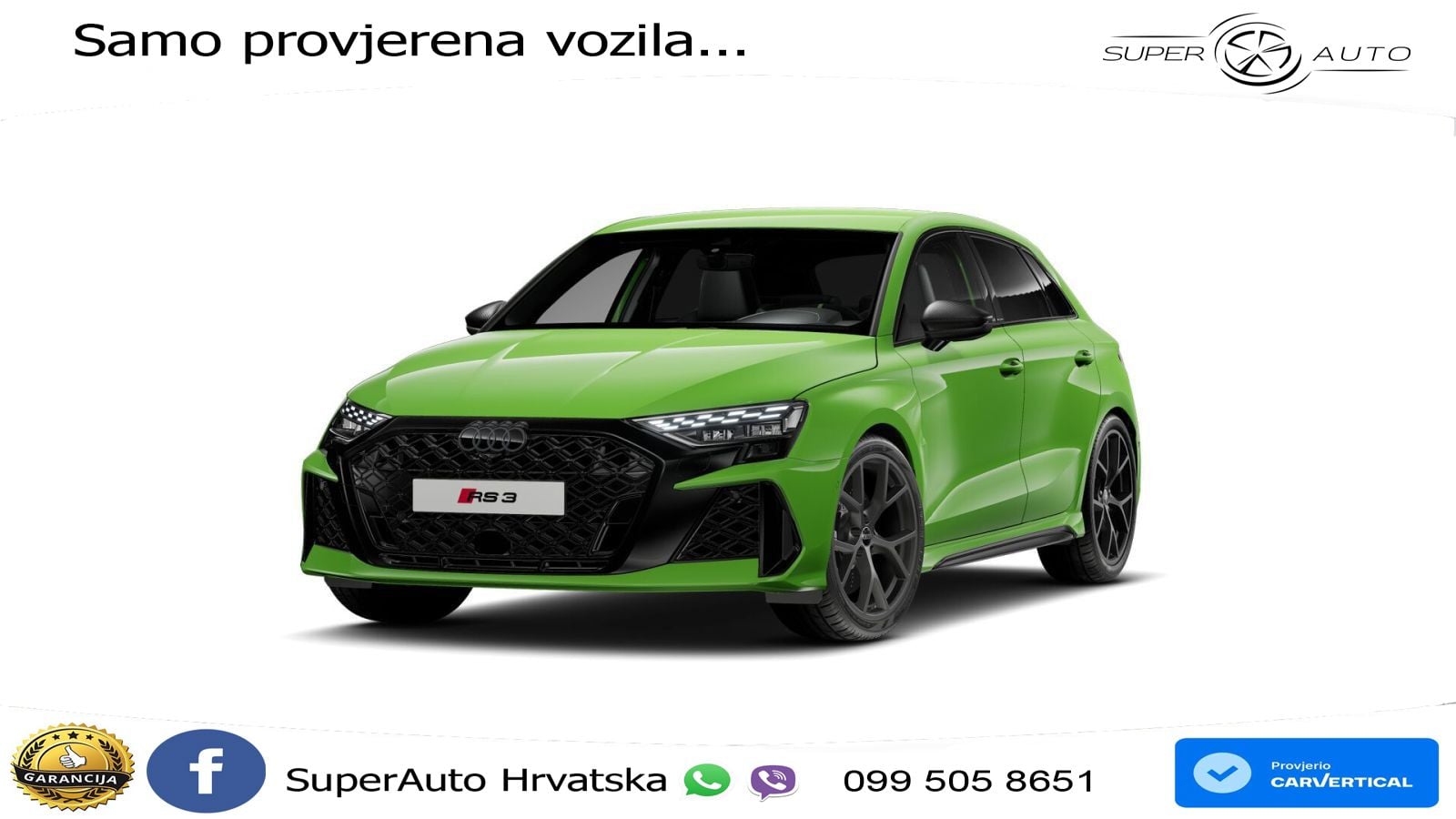 Audi RS3 Sedan 2.5 TFSI (400 KS) quattro S tronic