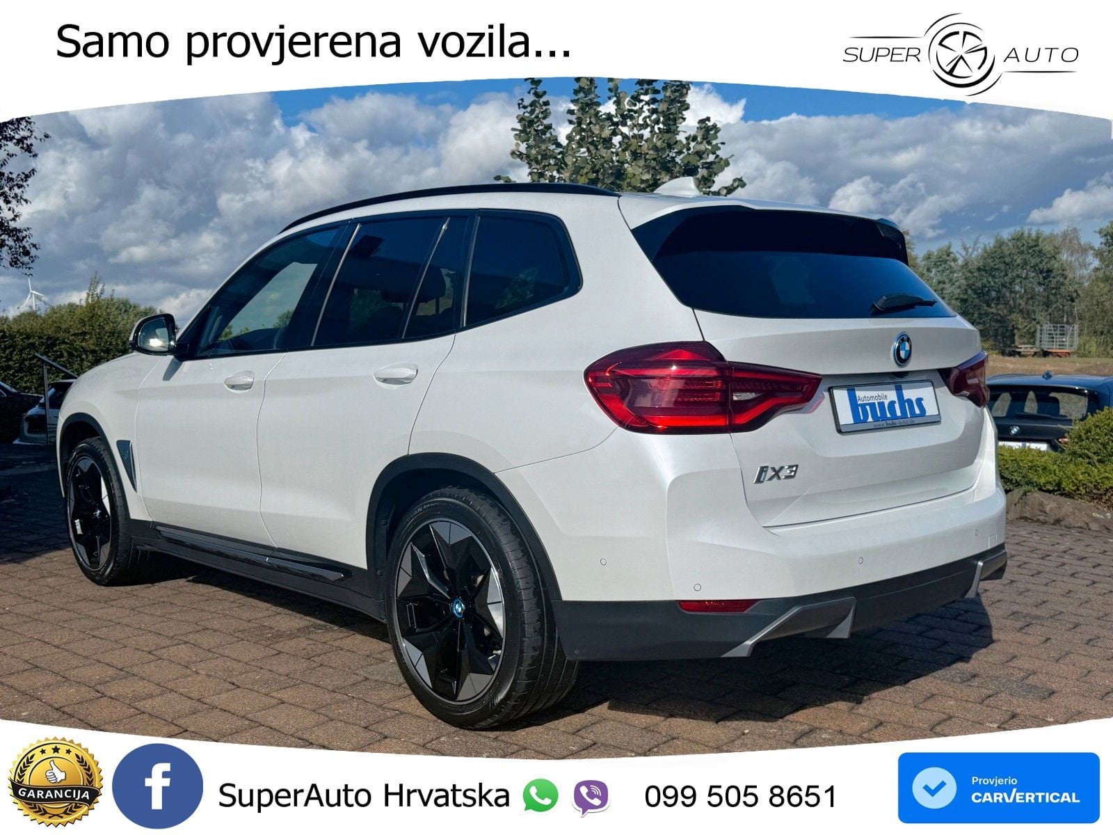 BMW iX3 80 kWh (286 KS) LED+GR SJED+ACC