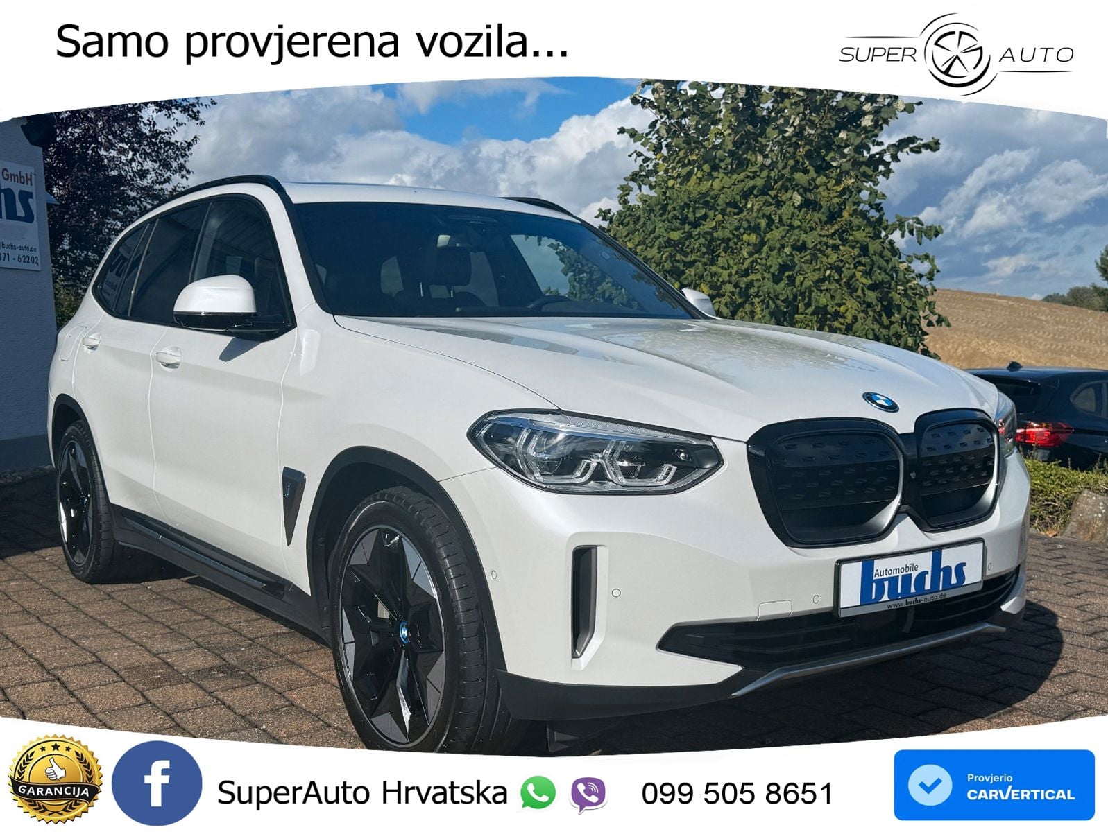 BMW iX3 80 kWh (286 KS) LED+GR SJED+ACC