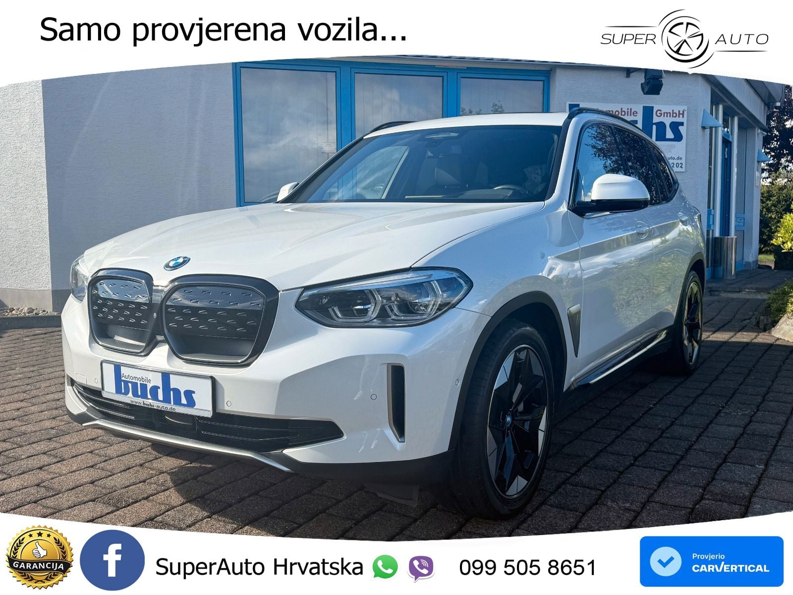 BMW iX3 80 kWh (286 KS) LED+GR SJED+ACC