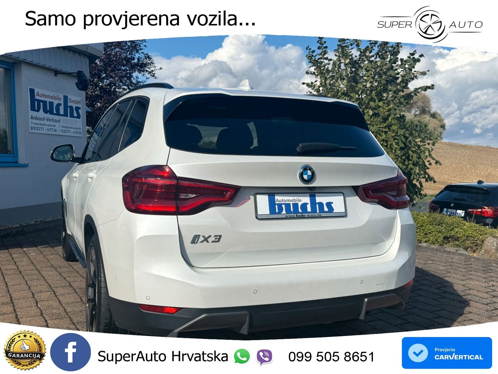 BMW iX3 80 kWh (286 KS) LED+GR SJED+ACC