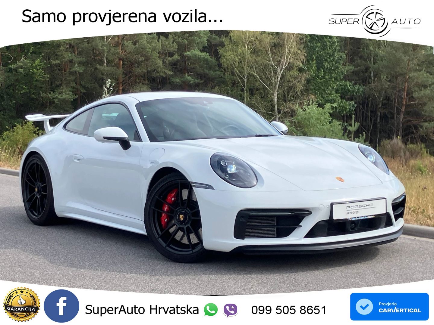 Porsche 911 Carrera 4 GTS 3.0 (480 KS) PDK LED+GR SJED+ACC