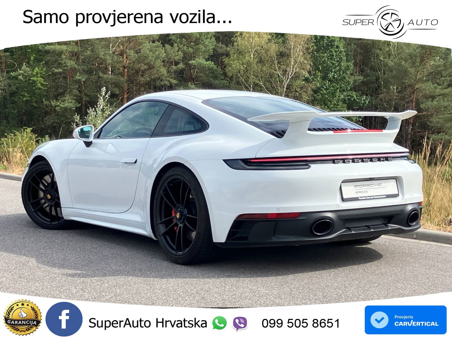 Porsche 911 Carrera 4 GTS 3.0 (480 KS) PDK LED+GR SJED+ACC