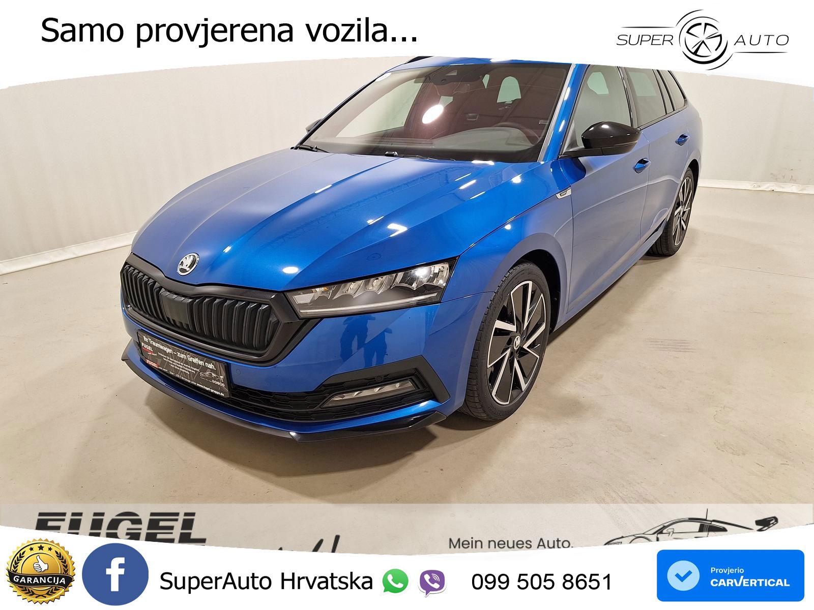 Škoda Octavia Combi 2.0 TDI (150 KS) DSG SportLine