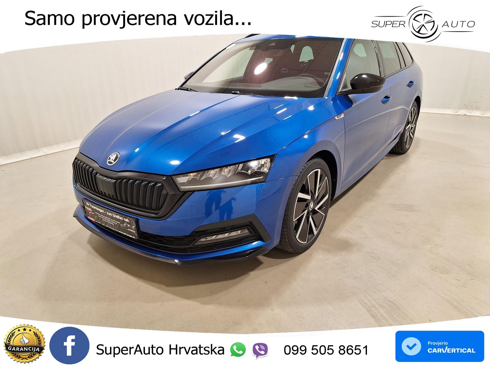 Škoda Octavia Combi 2.0 TDI (150 KS) DSG SportLine