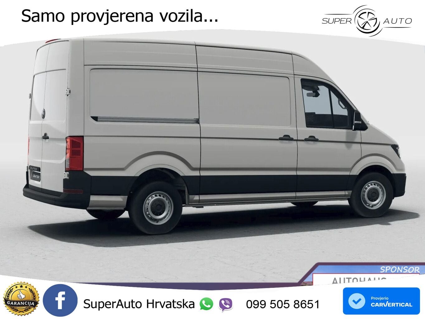 Volkswagen Crafter 35 L3H3 3S Temp Kam AppCo UVP-41%* 140 KS