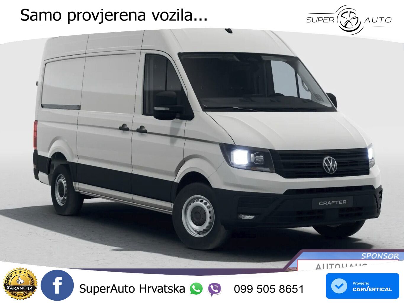Volkswagen Crafter 35 L3H3 3S Temp Kam AppCo UVP-41%* 140 KS