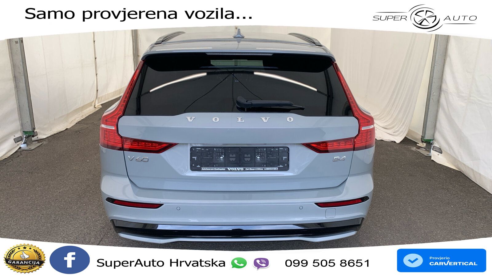 Volvo V60 2.0 B4 Benzin DCT LED+GR SJED+ACC