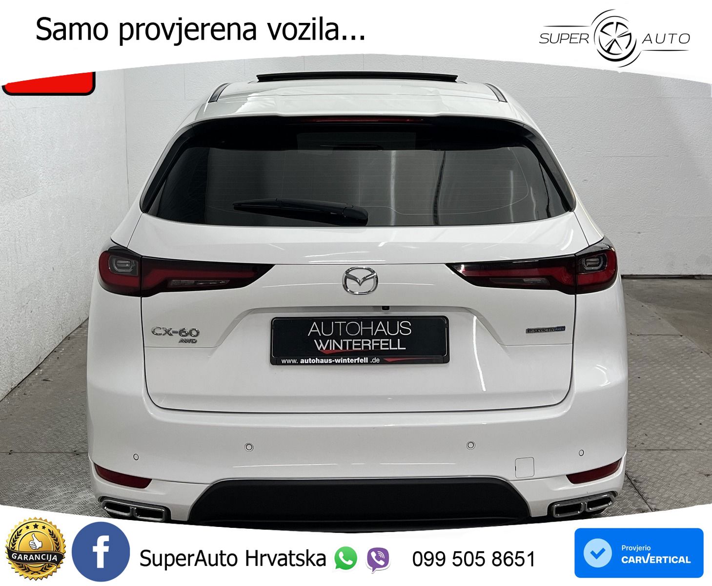Mazda CX-60 2.5 e-Skyactiv (328 KS) AWD Automatic MATRIX+GR SJED+KAM